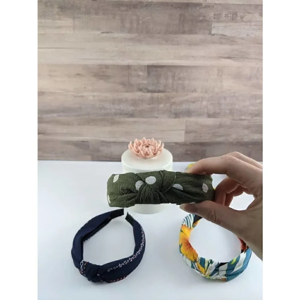 Printed Knotted Headbands Set